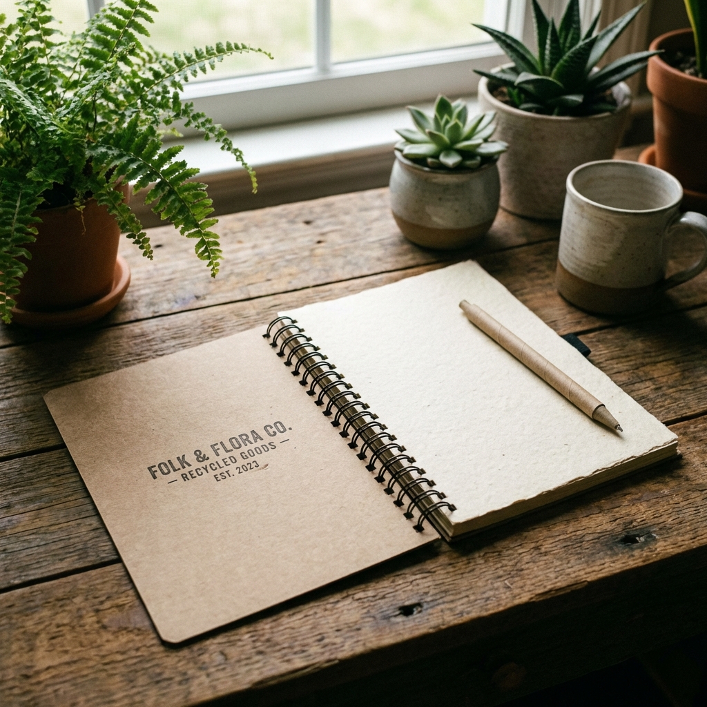 Recycled Paper Notebook