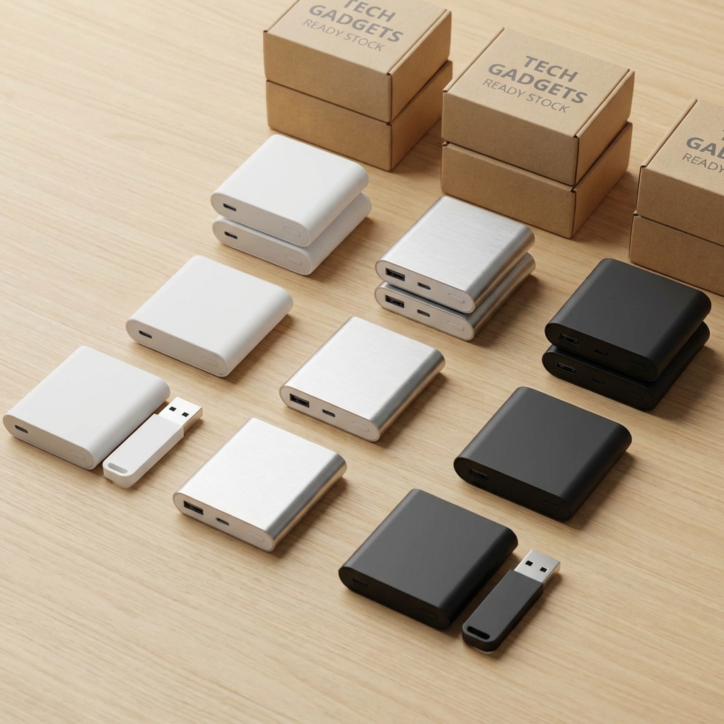 Flashdisk & Powerbank Ready