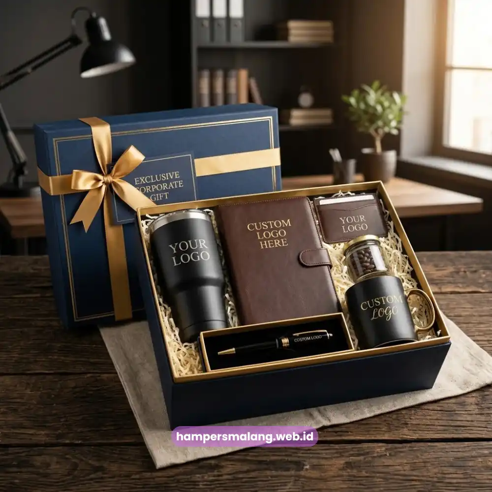Hampers Custom Logo Kantor