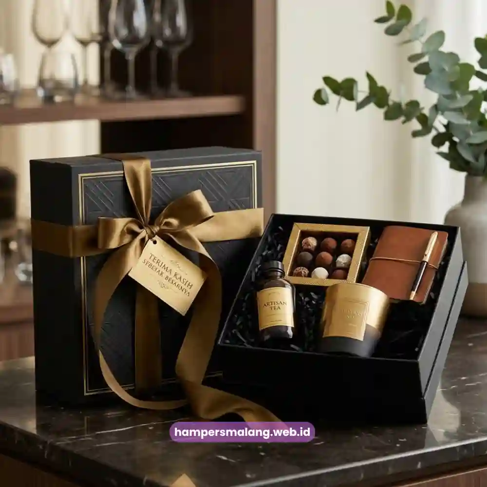 Kemasan Eksklusif Hampers Korporat