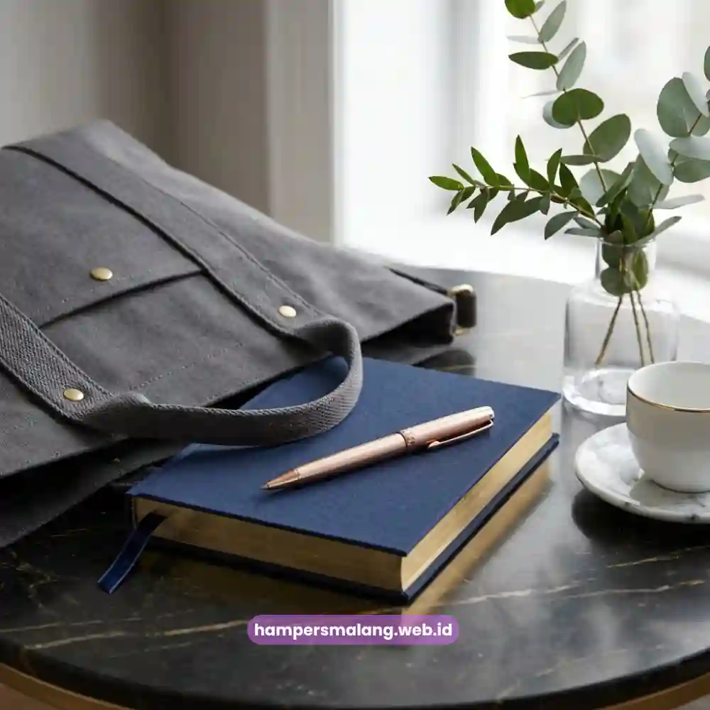 Tas Notebook Pulpen Seminar Kit Custom Logo Perusahaan